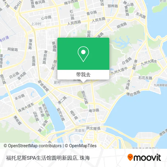 福托尼斯SPA生活馆圆明新园店地图