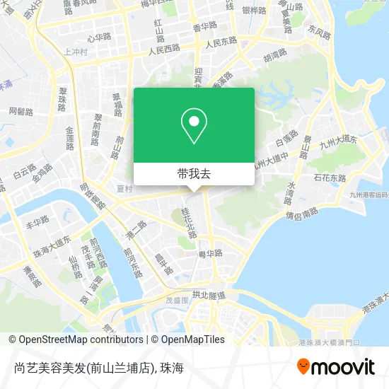 尚艺美容美发(前山兰埔店)地图