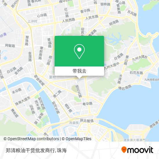 郑清粮油干货批发商行地图