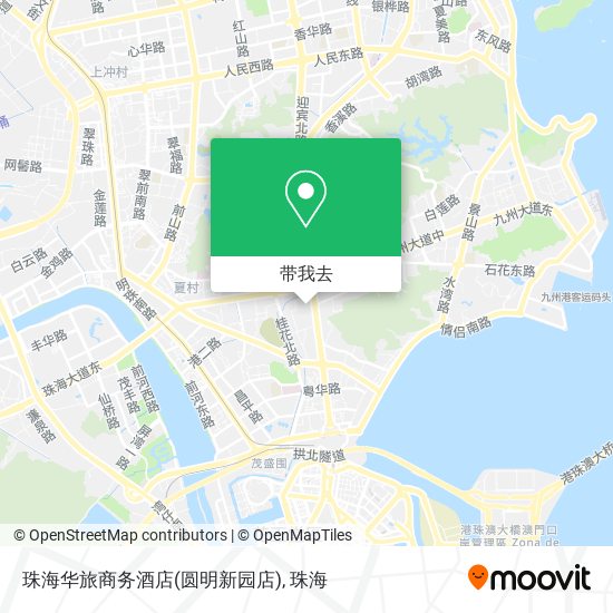 珠海华旅商务酒店(圆明新园店)地图