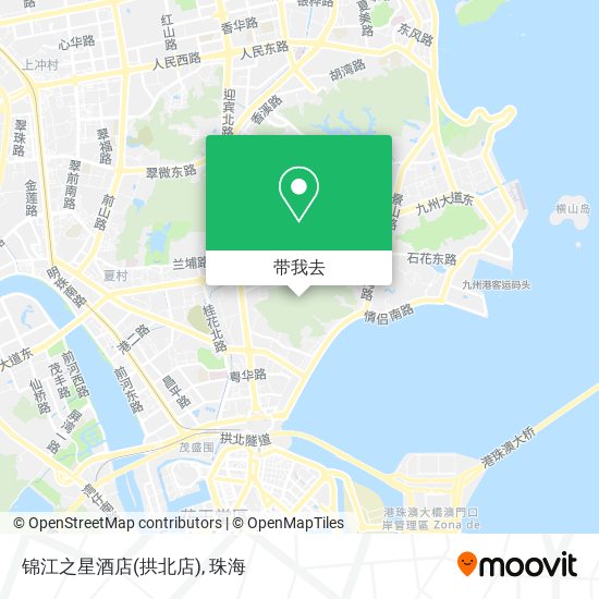 锦江之星酒店(拱北店)地图