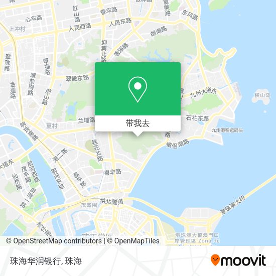 珠海华润银行地图