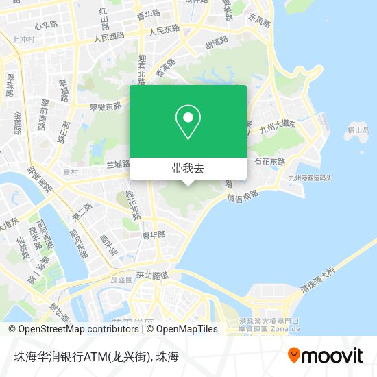 珠海华润银行ATM(龙兴街)地图