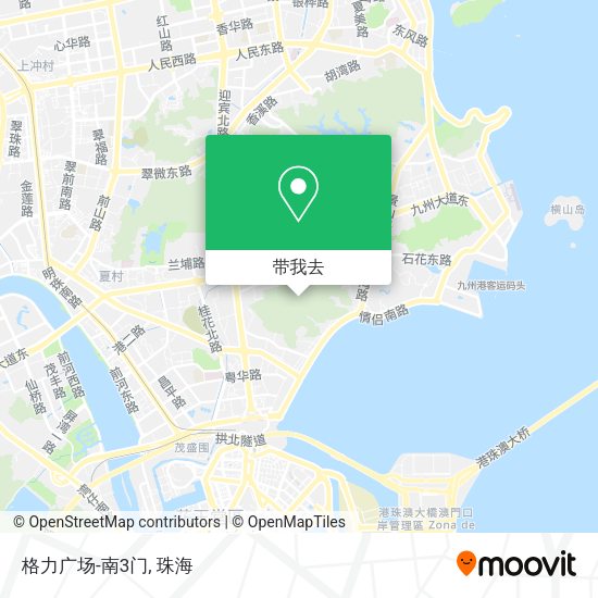 格力广场-南3门地图