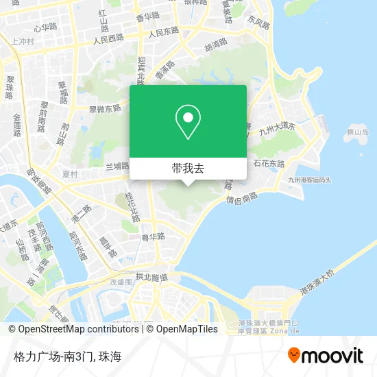 格力广场-南3门地图