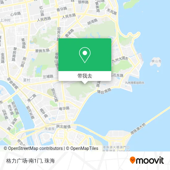 格力广场-南1门地图