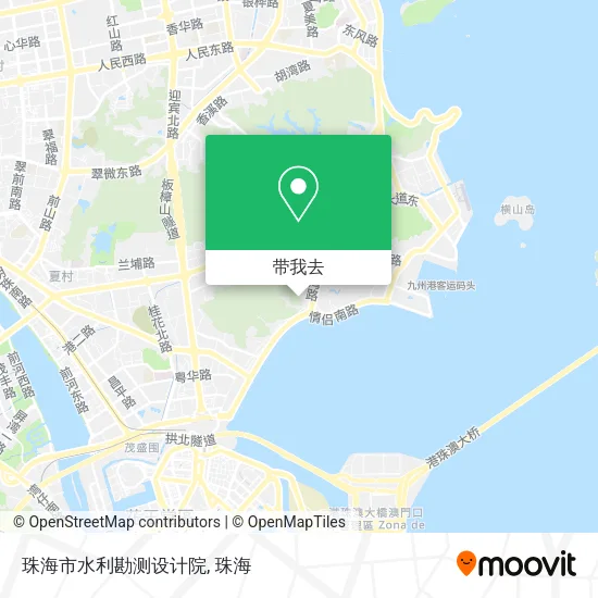 珠海市水利勘测设计院地图