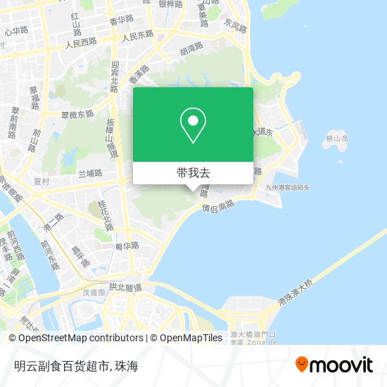 明云副食百货超市地图