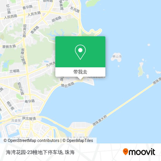 海湾花园-23幢地下停车场地图