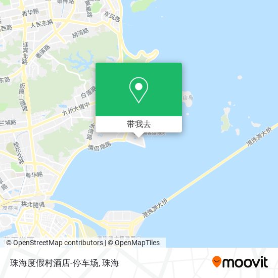 珠海度假村酒店-停车场地图