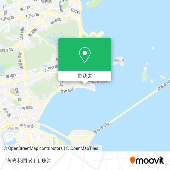 海湾花园-南门地图