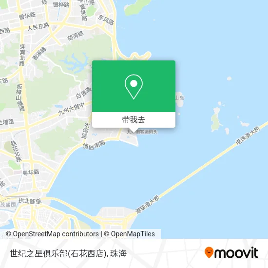 世纪之星俱乐部(石花西店)地图