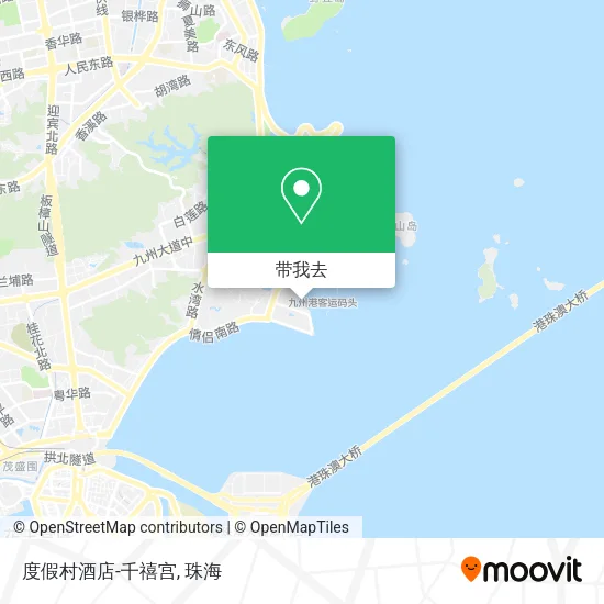 度假村酒店-千禧宫地图