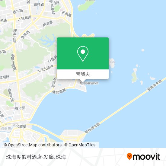 珠海度假村酒店-发廊地图