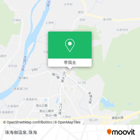 珠海御温泉地图