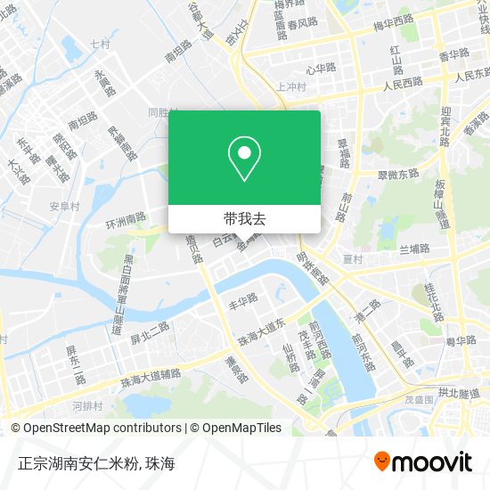 正宗湖南安仁米粉地图