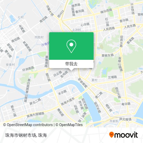 珠海市钢材市场地图