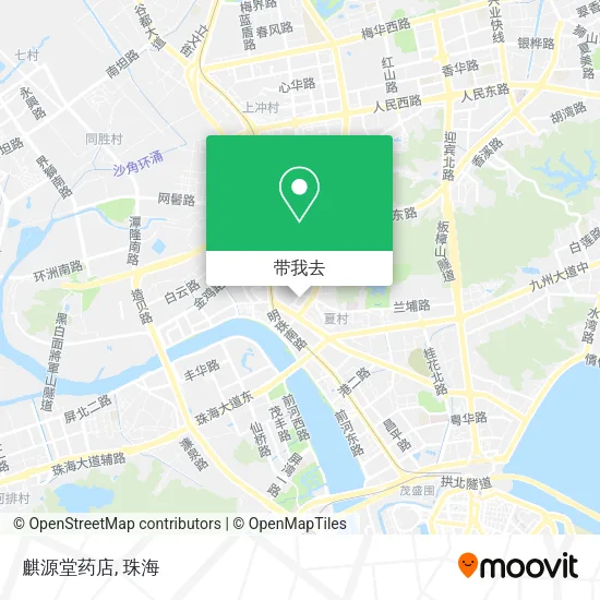 麒源堂药店地图