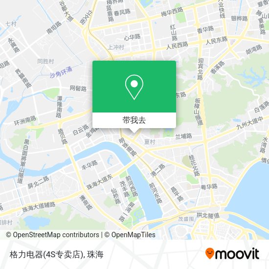 格力电器(4S专卖店)地图
