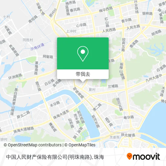 中国人民财产保险有限公司(明珠南路)地图