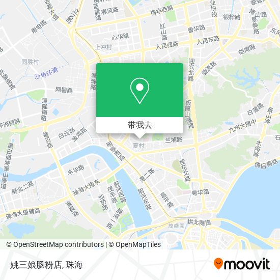 姚三娘肠粉店地图