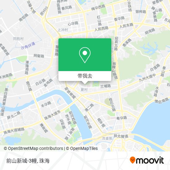 前山新城-3幢地图