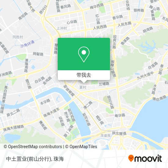 中土置业(前山分行)地图