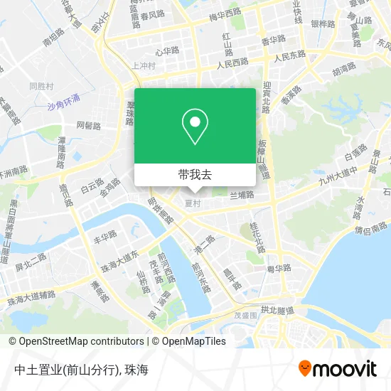 中土置业(前山分行)地图