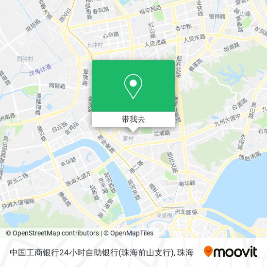 中国工商银行24小时自助银行(珠海前山支行)地图