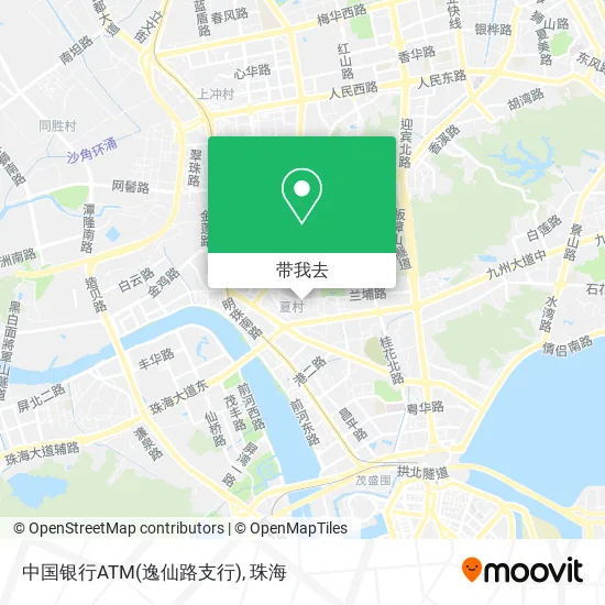 中国银行ATM(逸仙路支行)地图