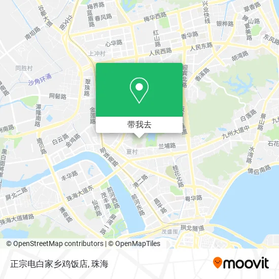 正宗电白家乡鸡饭店地图