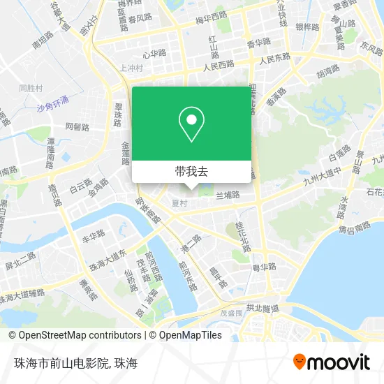 珠海市前山电影院地图