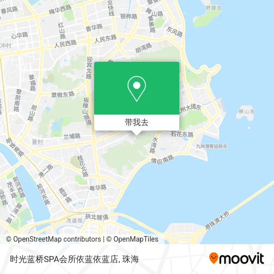 时光蓝桥SPA会所依蓝依蓝店地图