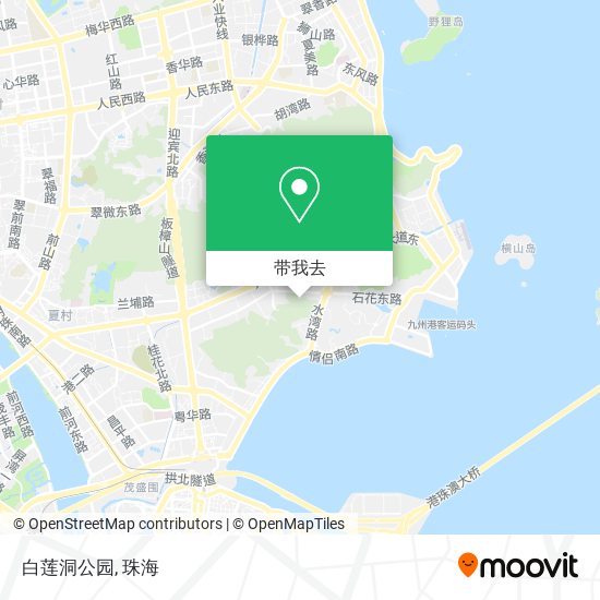白莲洞公园地图