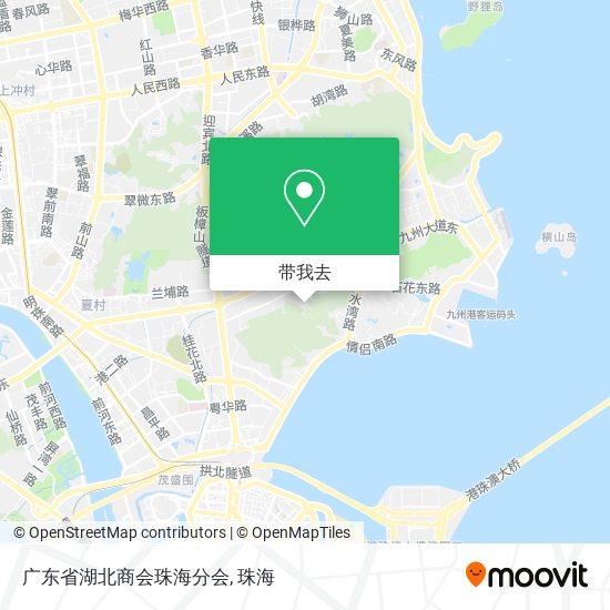 广东省湖北商会珠海分会地图