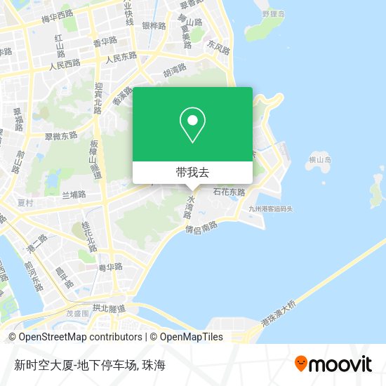 新时空大厦-地下停车场地图