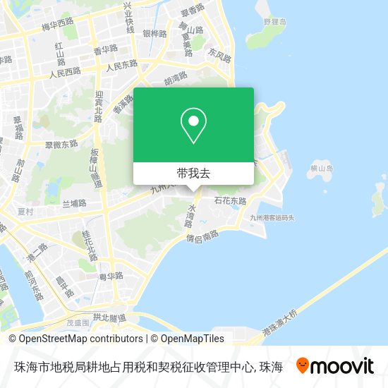 珠海市地税局耕地占用税和契税征收管理中心地图