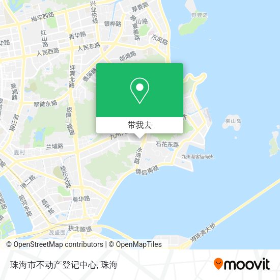 珠海市不动产登记中心地图