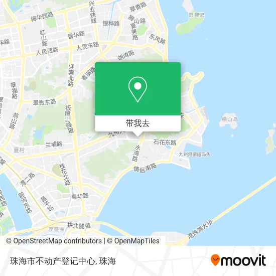 珠海市不动产登记中心地图
