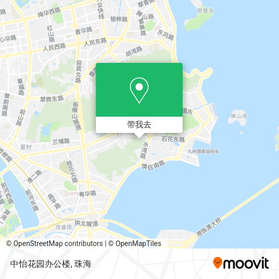 中怡花园办公楼地图