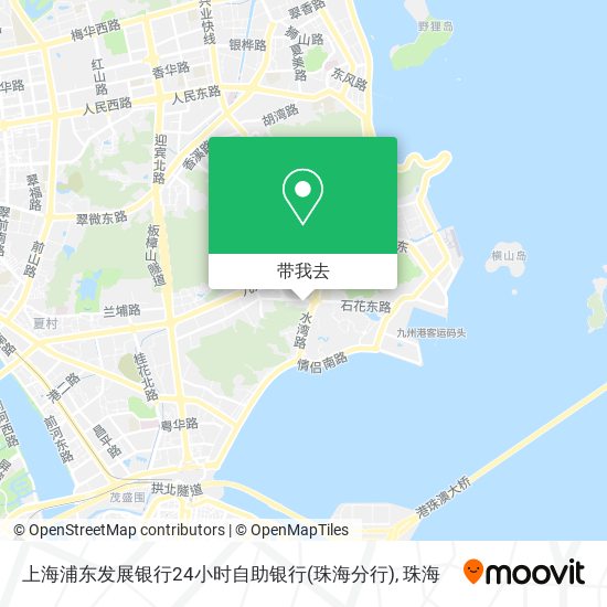 上海浦东发展银行24小时自助银行(珠海分行)地图