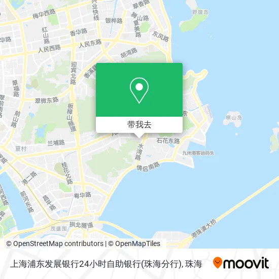 上海浦东发展银行24小时自助银行(珠海分行)地图