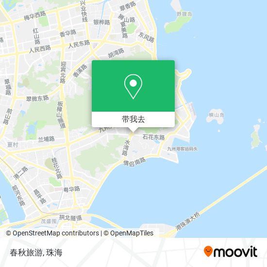 春秋旅游地图