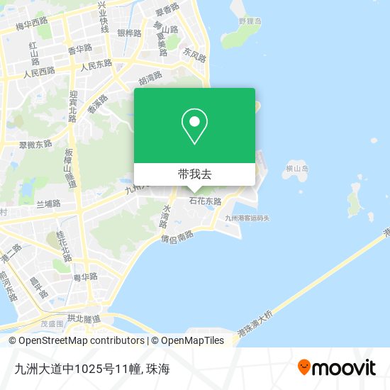 九洲大道中1025号11幢地图