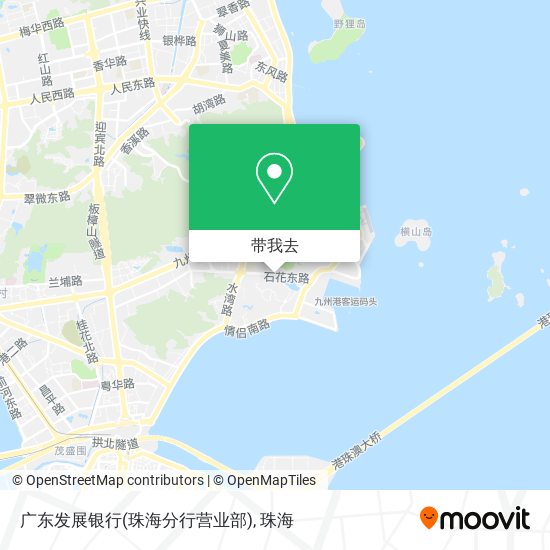 广东发展银行(珠海分行营业部)地图