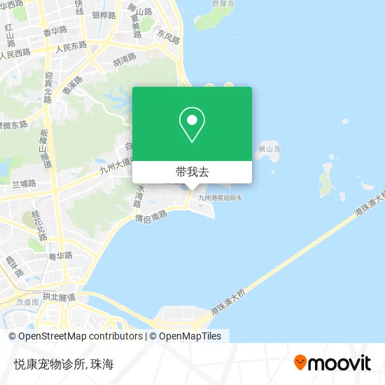 悦康宠物诊所地图