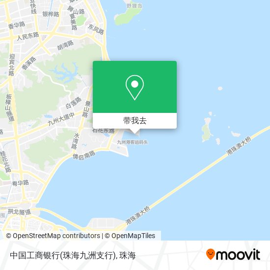 中国工商银行(珠海九洲支行)地图