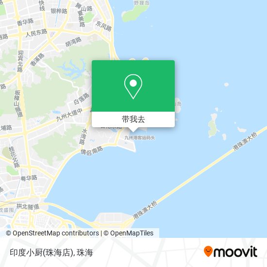 印度小厨(珠海店)地图