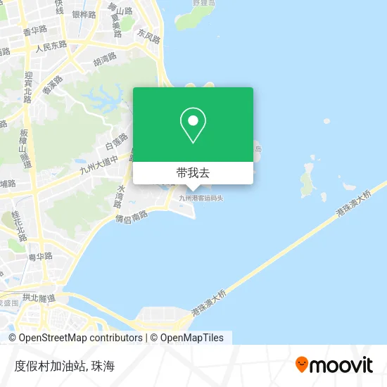 度假村加油站地图