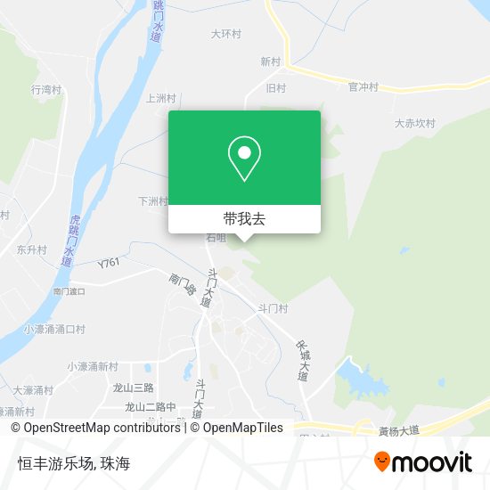 恒丰游乐场地图